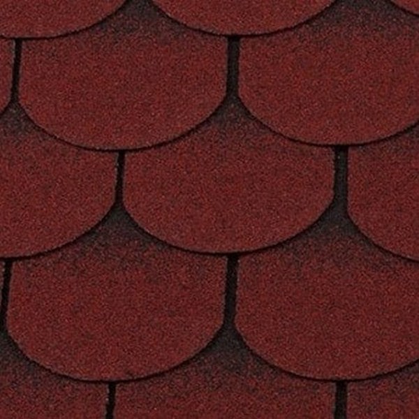 Битумная черепица RoofShield Готик Красный