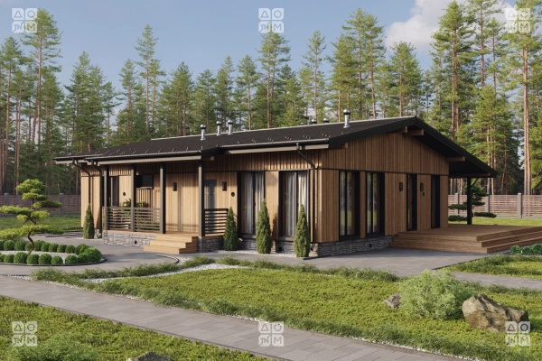 Дом панельно-каркасный Сезанн (170кв.м)