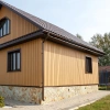 Сайдинг металлический Квадро брус Grand Line 0,45 Drap