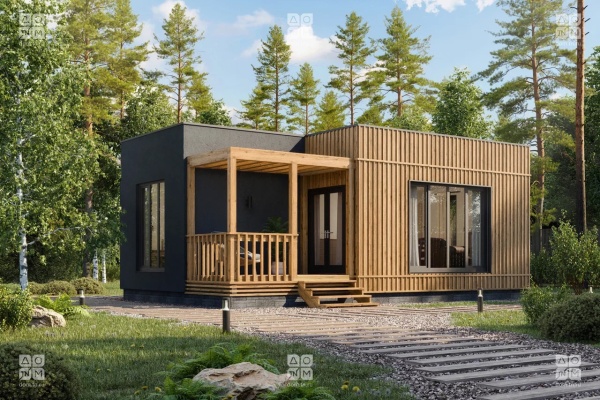 Дом панельно-каркасный Атмосфера 39 (50кв.м)